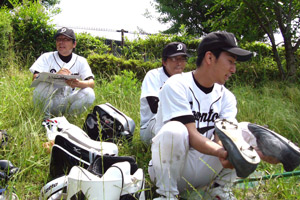 試合後