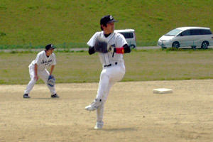 エース佐崎さんとファースト大岩さん